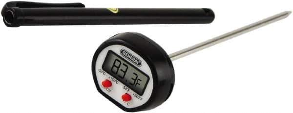 General - -40 to 302°F Digital Thermometer - Digital Display, Battery Power - Apex Tool & Supply