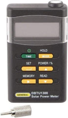 General - LCD Display Power Meter - Includes Batteries, Carrying Case, Tripod Mounting Screw, User Manual - Apex Tool & Supply
