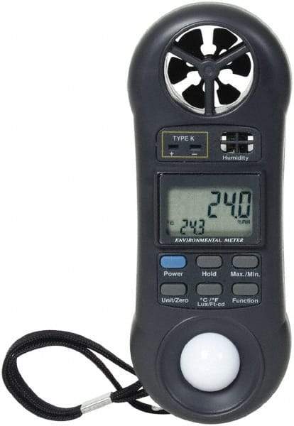 General - 0 to 3,000 Ft./Min Air Airflow Meter - 94°F Max - Apex Tool & Supply