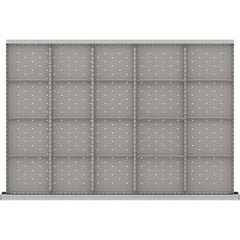 LISTA - 20-Compartment Drawer Divider Layout for 3.15" High Drawers - Apex Tool & Supply