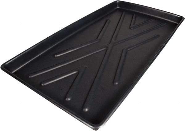 UltraTech - 16 Gal Sump, Polyethylene Containment Unit - 46" Long x 31" Wide x 6" High - Apex Tool & Supply