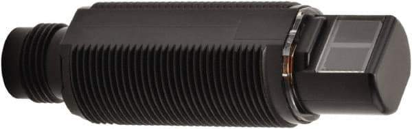 Omron - M12 Connector, 15m Nominal Distance, Insulation, Shock and Vibration Resistant, Through Beam Photoelectric Sensor - 10 to 30 VDC, 50/60 Hz, Plastic, 57.9mm Long x 14.1mm Wide - Apex Tool & Supply