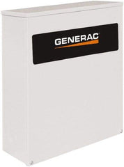 Generac Power - 3 Phase, 120/240 Input Volt, 400 Amp, Automatic Transfer Switch - 3R NEMA Rated, Aluminum, 24 Inch Wide x 10 Inch Deep x 36.1 Inch High, Automatic Exerciser, Electrically Operated - Apex Tool & Supply