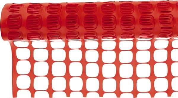 Tenax - 50' Long x 4' High, Orange Snow Guard & Sand Barrier Fence - 1-3/4" x 1-3/4" Mesh - Apex Tool & Supply