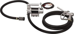 PRO-LUBE - 12 GPM, 3/4" Hose Diam, Kerosene & Diesel Pump - Aluminum Die Cast Pump, 3/4" Inlet, 3/4" Outlet, 12 VDC, 13' Hose Length, 1/4 hp - Apex Tool & Supply