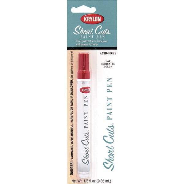 Krylon - 0.33 oz Red Pepper Gloss Finish Paint Pen - Pen, Direct to Metal, 535 gL VOC Compliance - Apex Tool & Supply