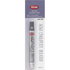 Krylon - 0.33 oz Silver Metallic Finish Paint Pen - Leafing, Direct to Metal, 875 gL VOC Compliance - Apex Tool & Supply