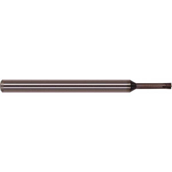 Millstar - 3mm Diam 0.36mm Program Radius Solid Carbide Single End 4 Flute High-Feed End Mill - Apex Tool & Supply