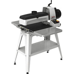 Jet - 5" Diam x 18" Long, Single Phase Floor Drum Sanding Machine - 1/32" Sanding Depth, 1/32 to 3" Thick x 32" Wide Workpiece - Apex Tool & Supply