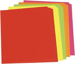 Pacon - Neon Color Poster Board, 28 x 22", Green/Orange/Pink/Red/Yellow 25/Ctn, Poster Board - Use with Easel Stands, Tabletops or Any Supporting Surface - Apex Tool & Supply