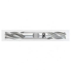 23/64 x 3/8 x 3/4 x 3-1/2 4 Fl HSS-CO Square Non-Center Cutting End Mill -  Bright - Apex Tool & Supply