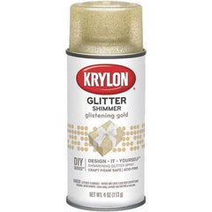 Krylon - Glistening Gold, Glitter, Craft Paint Spray Paint - 4 oz Container - Apex Tool & Supply