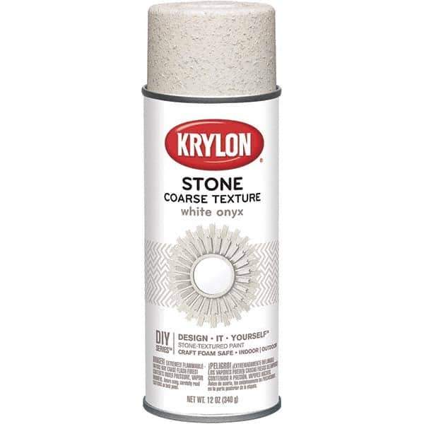 Krylon - White Onyx, Textured, Craft Paint Spray Paint - 12 oz Container - Apex Tool & Supply