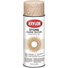 Krylon - Travertine Tan, Textured, Craft Paint Spray Paint - 12 oz Container - Apex Tool & Supply