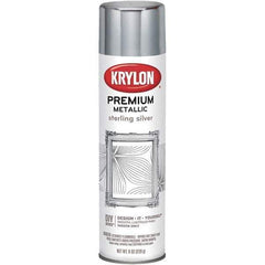 Krylon - Sterling Silver, Gloss, Metallic Spray Paint - 8 oz Container - Apex Tool & Supply