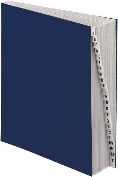 Pendaflex - 8-1/2 x 11", Letter Size, Dark Blue, A-Z Indexed Expanding Files - Apex Tool & Supply