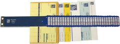 C-LINE - 8-1/2 x 11", Letter Size, Blue, Indexed Sorters - Apex Tool & Supply