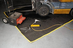 Eagle - 12' Long x 12' Wide x 1/4" High, Spill Containment Sorbent - Compatible with Leak Protection Items - Apex Tool & Supply