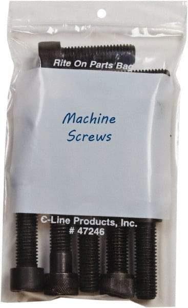 C-LINE - 4 x 10-7/8", 2 mil Self-Seal Reclosable Bags - Clear - Apex Tool & Supply