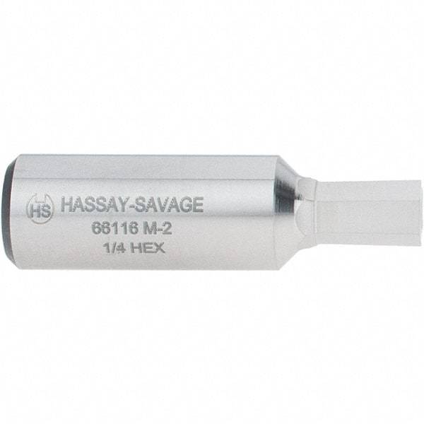 Hassay-Savage - 1/4" Hexagon Rotary Broach - 3/8" Depth of Cut, 1/2" Shank - Apex Tool & Supply