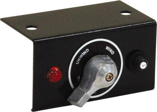 Buyers Products - 3 Position, 50 Amp, Automotive Rotary Switch - On-Off-On Sequence, 1 Switch, Black - Apex Tool & Supply
