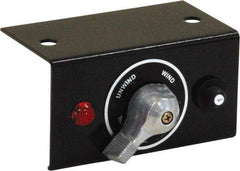 Buyers Products - 3 Position, 50 Amp, Automotive Rotary Switch - On-Off-On Sequence, 1 Switch, Black - Apex Tool & Supply