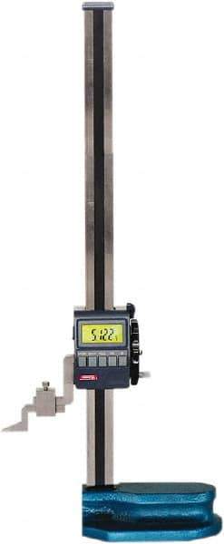 SPI - 18" Electronic Height Gage - 0.0005" Resolution, Accurate to 0.002", LCD Display, USB Data Output - Apex Tool & Supply