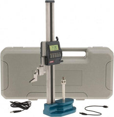 SPI - 12" Electronic Height Gage - 0.0005" Resolution, Accurate to 0.001", LCD Display, USB Data Output - Apex Tool & Supply