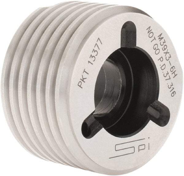 SPI - M39x3, Class 6H, Double End Plug Thread Go/No Go Gage - Handle Included - Apex Tool & Supply