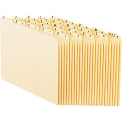 Pendaflex - 8-1/2 x 11" 25 Tabs, Unpunched, Preprinted Numeric Divider - Manila - Apex Tool & Supply
