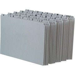 Pendaflex - 8-1/2 x 11" 25 Tabs, Unpunched, Preprinted Numeric Divider - Gray - Apex Tool & Supply