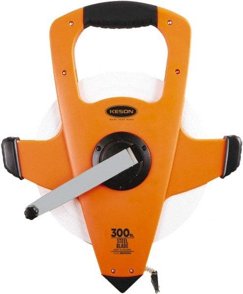 Keson - 300' x 3/8" Tape Measure - 1/8" Graduation - Apex Tool & Supply