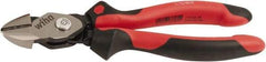 Wiha - 8" OAL, 0.138" Capacity, Cutting Pliers - 0.9" Jaw Length x 0.9" Jaw Width, Soft Grip Handle - Apex Tool & Supply