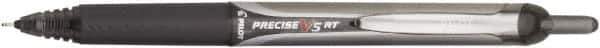 Pilot - Precision Point Roller Ball Pen - Black - Apex Tool & Supply