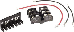 Square D - 3 Pole, 120 Volt, Fuse Block - 13/32 Inch Diameter x 1-1/2 Inch Fuse Length - Apex Tool & Supply