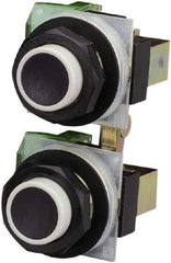 Schneider Electric - 30mm Mount Hole, Extended Straight, Pushbutton Switch - Maintained (MA) - Apex Tool & Supply