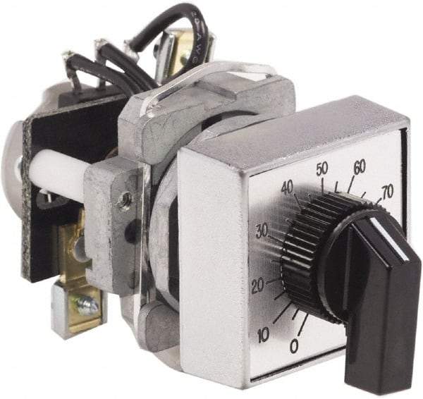 Schneider Electric - 10,000 Ohm, 30mm, Potentiometer - 2 Watts, Nonilluminated, Knob Operated - Apex Tool & Supply