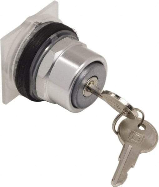 Schneider Electric - 1.18 Inch Mount Hole, Extended Straight, Pushbutton Switch Only - Round, Weatherproof, Dust and Oil Resistant - Apex Tool & Supply