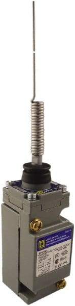 Square D - DPDT, 2NC/2NO, 600 Volt Screw Terminal, Cat Whisker Actuator, General Purpose Limit Switch - 1, 2, 4, 6, 12, 13, 6P NEMA Rating, IP67 IPR Rating - Apex Tool & Supply