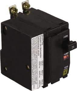 Square D - 40 Amp, 240 VAC, 2 Pole, Bolt On Miniature Circuit Breaker - 8-2 AWG - Apex Tool & Supply