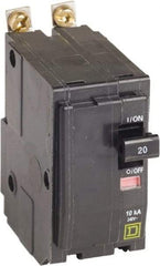 Square D - 20 Amp, 240 VAC, 2 Pole, Bolt On Miniature Circuit Breaker - 14-8 AWG - Apex Tool & Supply