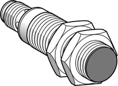 Telemecanique Sensors - NPN, 8mm Detection, Cylinder, Inductive Proximity Sensor - 3 Wires, IP65, IP67, 12 to 24 VDC, M18x1 Thread, 50mm Long - Apex Tool & Supply