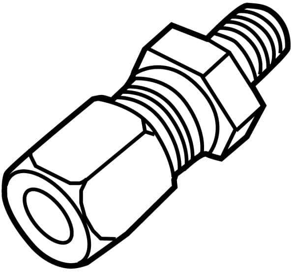 Sandvik Coromant - Coolant Pipe Connector for Indexable Tools - 5696 001 Tool Holder Compatibility - Apex Tool & Supply