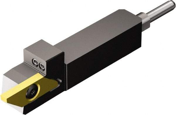 Sandvik Coromant - QSSMAL, External, Right Hand, 8.5mm Max Depth of Cut, Indexable Grooving Tool Holder - MACR 3 200-N Insert Compatibility, 16mm Shank Height, 16mm Shank Width, 70mm OAL, Through Coolant - Apex Tool & Supply