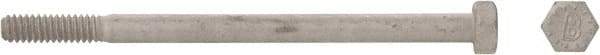 Bowmalloy - 1/4-20, 3" Long Hex Head Cap Screw - Partially Threaded, Grade 9 Alloy Steel, Bowma-Guard Finish, 7/16" Hex - Apex Tool & Supply