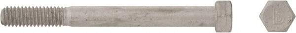Bowmalloy - 7/16-14, 7" Long Hex Head Cap Screw - Partially Threaded, Grade 9 Alloy Steel, Bowma-Guard Finish, 5/8" Hex - Apex Tool & Supply