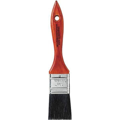 Rubberset - 1-1/2" Flat Hog Chip Brush - Wood Beavertail Handle - Apex Tool & Supply