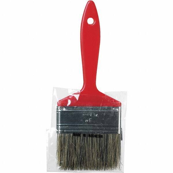 Rubberset - 3" Flat Hog Chip Brush - Wood Beavertail Handle - Apex Tool & Supply