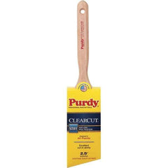 Purdy - 2-1/2" Angled Nylon/Polyester Trim Brush - Wood Fluted Handle - Apex Tool & Supply