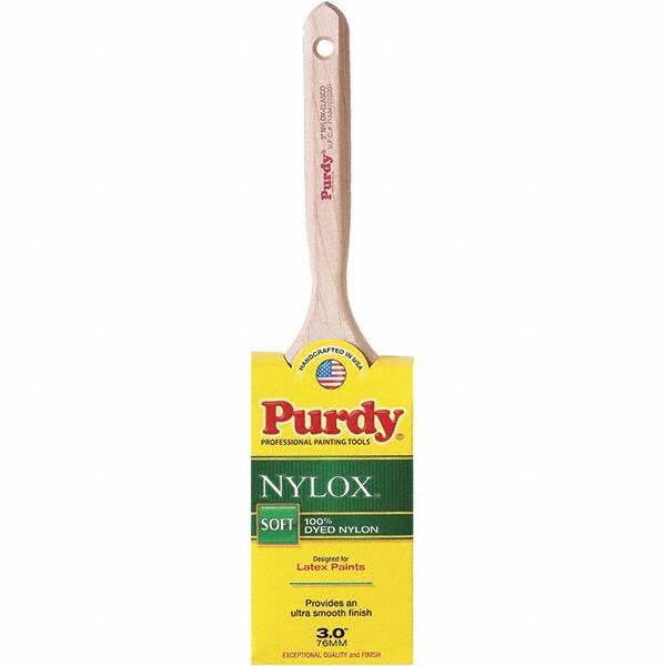 Purdy - 3" Flat Synthetic Trim Brush - Wood Fluted Handle - Apex Tool & Supply